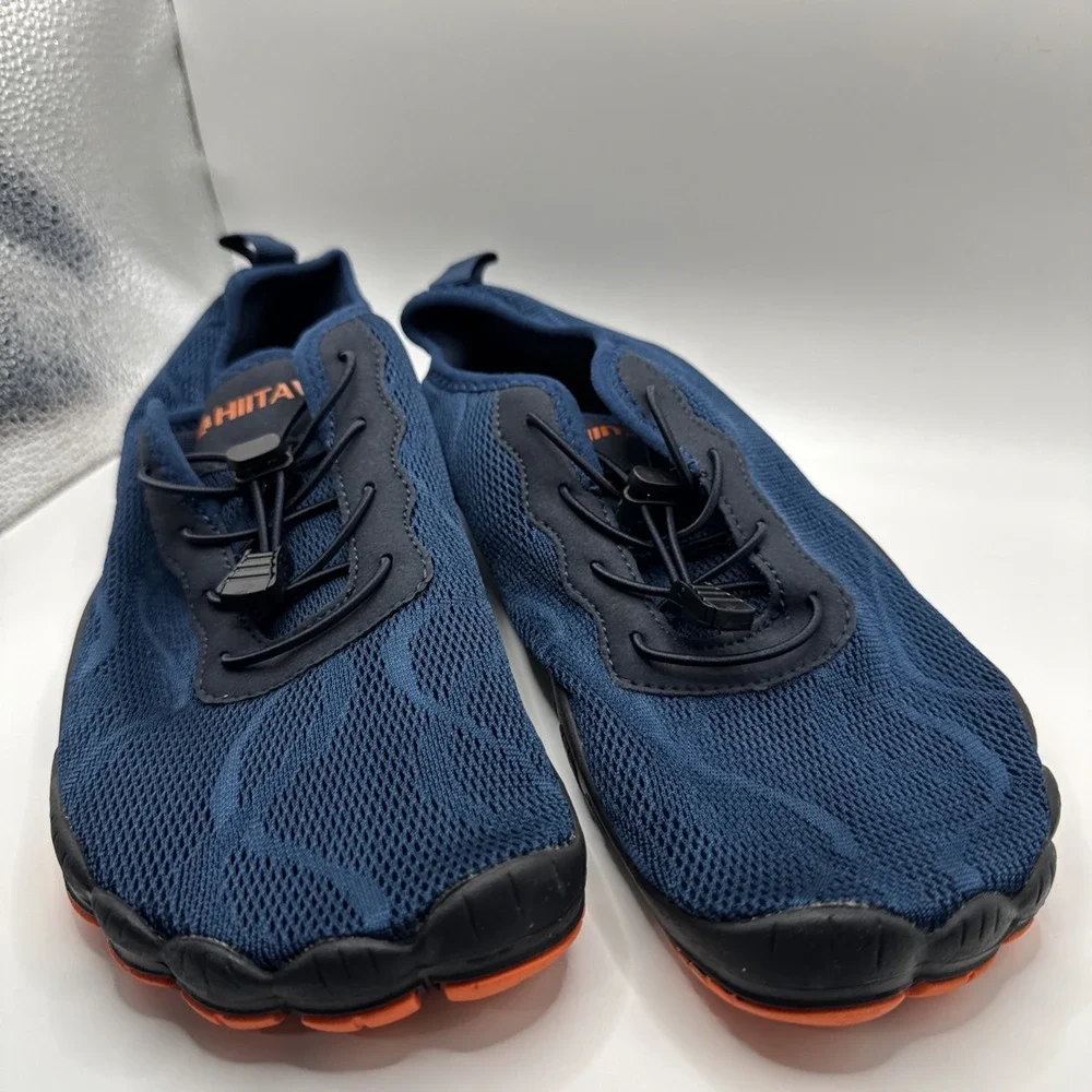 Hiitave Men 5 Wide Toes Barefoot Water Creek Shoes Navy Size 8 #823